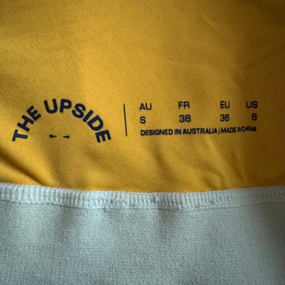 The Upside Marigold Dunes Jade Ribbed Racerback Tank Sport Bra Size Small/US 6 - Picture 4 of 8